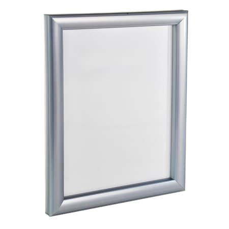 Azar Displays Wall Mount Plastic Snap Poster Frame 8.5'' x 11'' Portrait/Landscape Sign Holder Frame, 4PK 300336-SLV-4PK